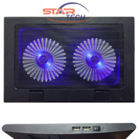 Suntech A8 Duble Fan LED Laptop Cooling Pad